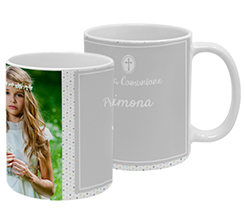 Tazza Panoramica per Prima Comunione con nome