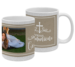 Tazza personalizzata con grafica per la prima comunione