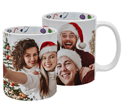 Tazza christmas personalizzata con foto