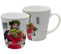 Tazza colazione personalizzata con foto laurea