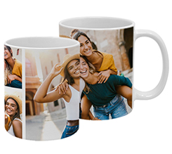 Tazza collage personalizzata 5 riquadri