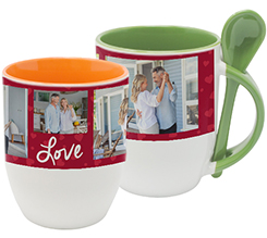 Tazza con Cucchiaino Love for collage