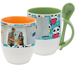 Tazza con Cucchiaino Lovely panda