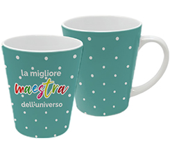 tazza per maestra da colazione con grafica migliore maestra