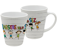 Tazza colazione personalizzata con grafica scuola