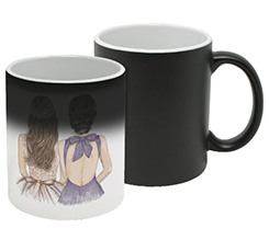 Tazza magica per testimone della sposa