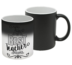 Tazza magica personalizzata con grafica Miglior maestra