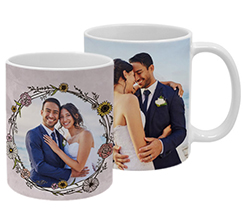 Tazza matrimonio 3 Foto e cornice