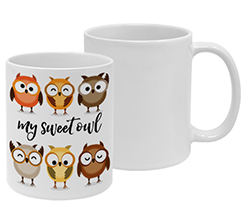 Gufetti colorati per la tua tazza mug