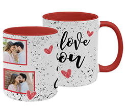 Tazza panoramica I love you collage