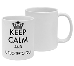 Tazza personalizzata con scritta Keep calm