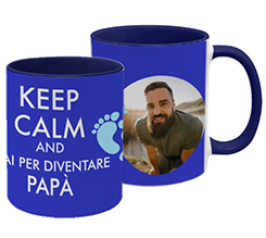 Tazza panoramica Keep calm per il neo papà
