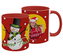 Tazza panoramica Pupazzo di neve