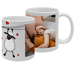 Tazza mug personalizzata con foto e grafica per innamorati