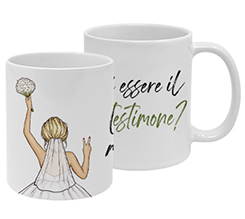 Tazza panoramica Uomo testimone della sposa