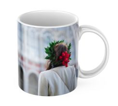 Tazza a campo pieno con foto laurea