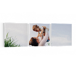 stampa su tela in pannelli quadrati