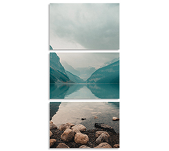 Forma verticale per i tuoi tre pannelli di quadri