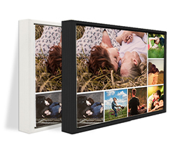 Tela americana rettangolare collage con 7 riquadri