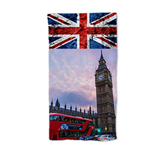 Telo Mare 70x140 con grafica Uk