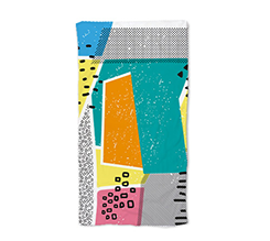 Telo Mare 70x140 grafica astratta colorata