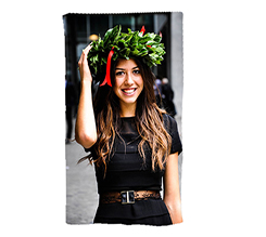 Telo mare in spugna 90x150 con foto laurea