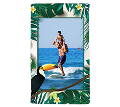 Telo mare con foto e grafica Tucano