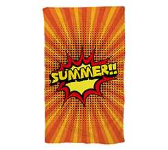 Telo mare personalizzato con grafica summer