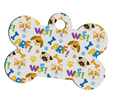 Medaglietta per cani Texture pet