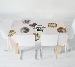 Tovaglia rettangolare festa della mamma cuore