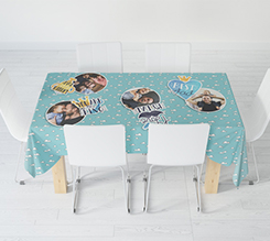 Tovaglia personalizzata festa del papà con grafica best dad