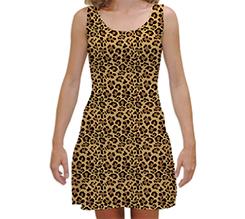 Vestito smanicato taglia M con pattern Animalier