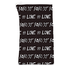 Porta occhiali con grafica romantica