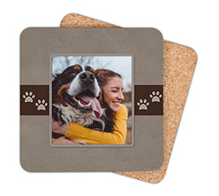 Sottobicchiere masonite quadrato My best friend