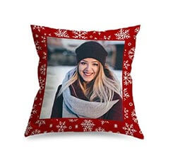 Stelle di Neve su Cuscino in Pile