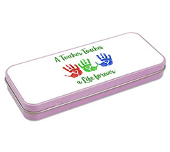 Astuccio Portapenne in Metallo Impronte