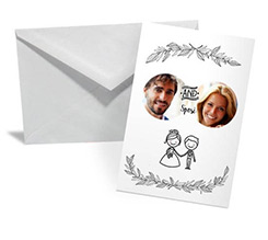 Bigliettino Auguri Just sposi