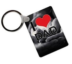 Portachiavi in Legno Rettangolare Love dad