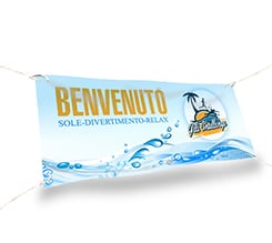 Striscione 150x60 Benvenuto