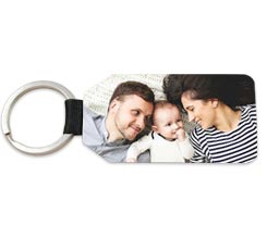 Portachiavi Rettangolare in Pelle