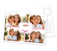 Cartolina Nastro rosa