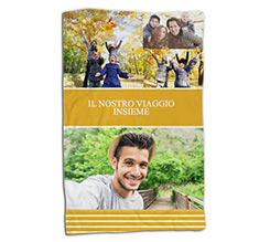 Coperta 150x100 Yellow collage