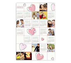 Poster calendario Sweet love