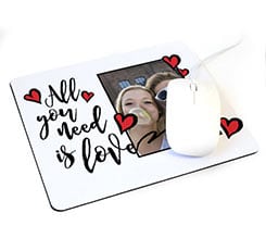 Tappetino mouse rettangolare Need love
