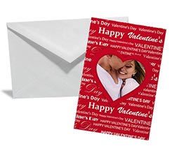 Bigliettino auguri Happy valentine