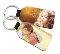 Portachiavi Rettangolare in Pelle