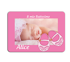 Calamita Rettangolare 8,8x6,3 Pink baby