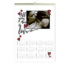 Calendario A4 pagina singola Need love