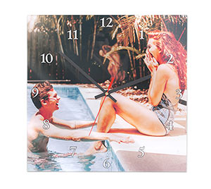 Orologio Quadrato in Plexiglass