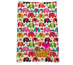 Materassino Fasciatoio Elefantini colorati